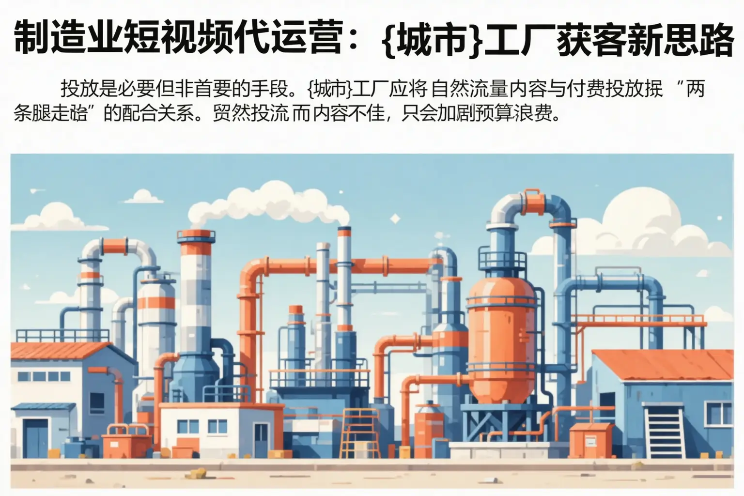 制造业短视频代运营:天峻工厂获客新思路
